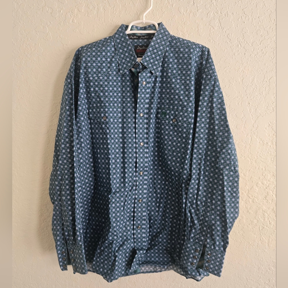 George Strait Western Pearl Snap Button Up - Picture 2 of 11